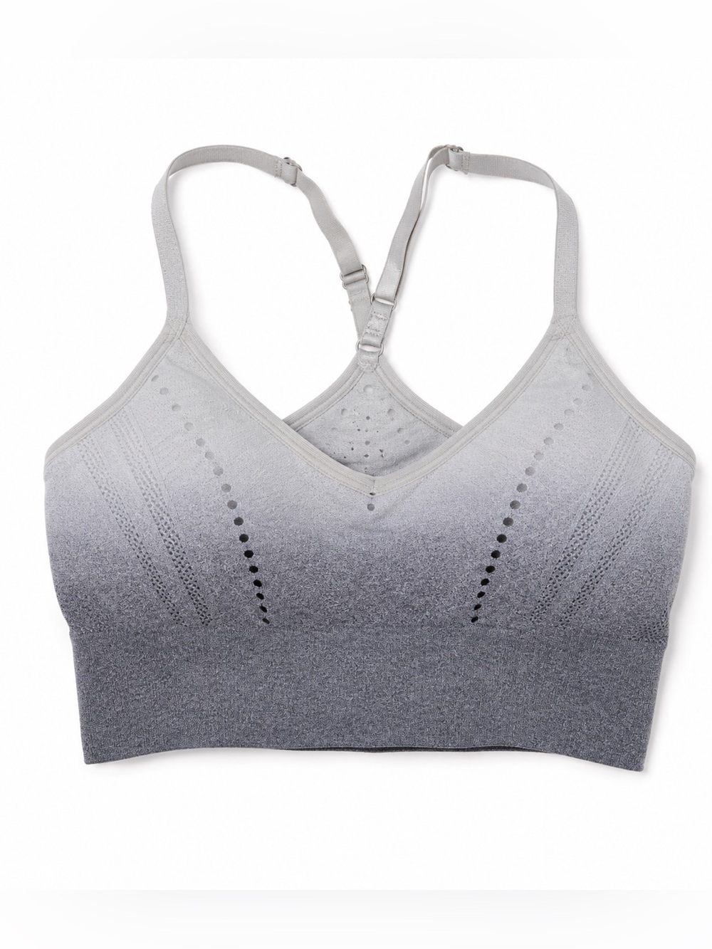 Pro Fit Seamless Ombre Grey Wireless Support Bra